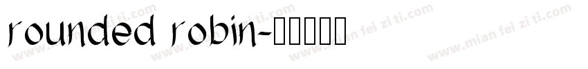 rounded robin字体转换